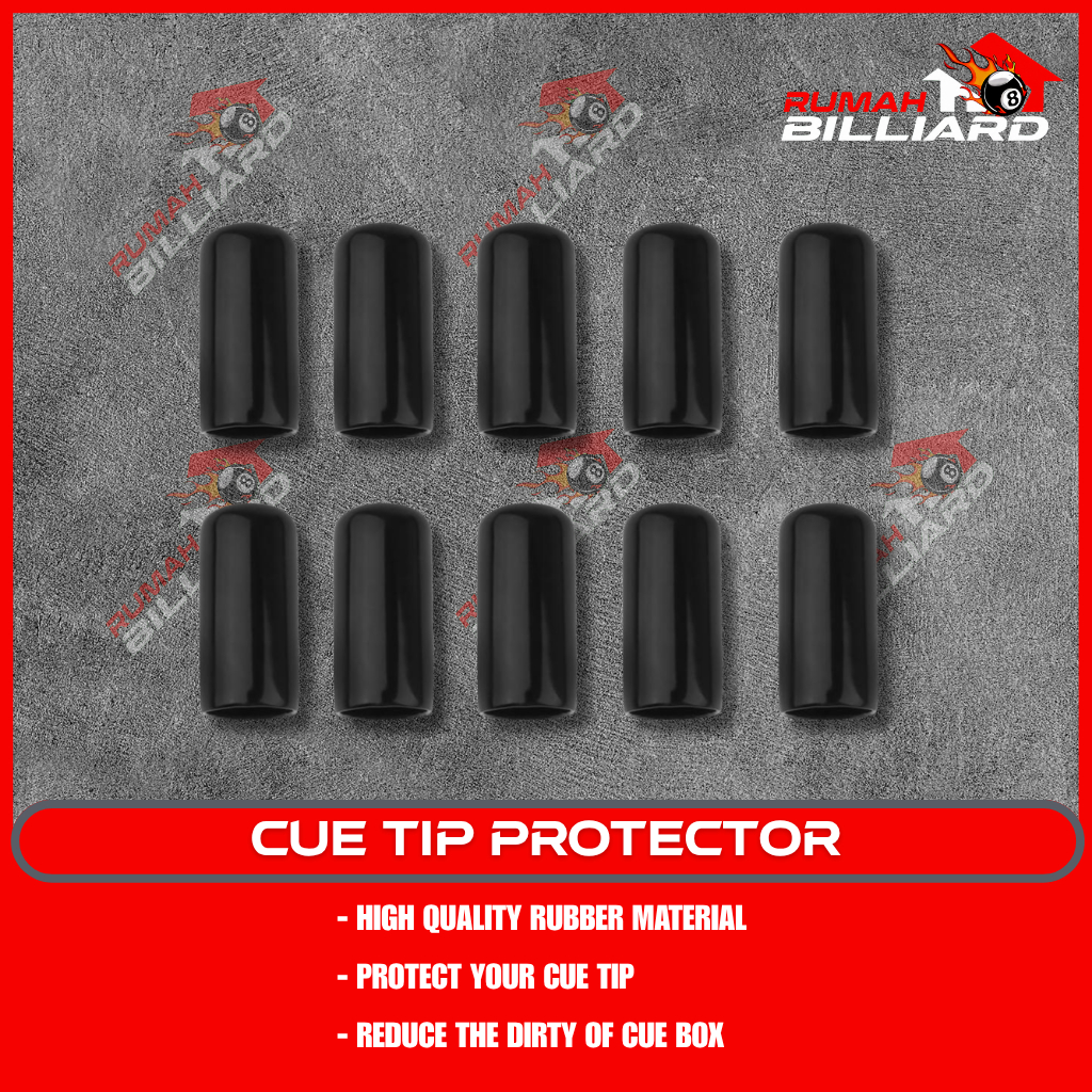 Cue Tip Protector - Cue Tip Rubber - Pelindung Cue Tip - Karet
