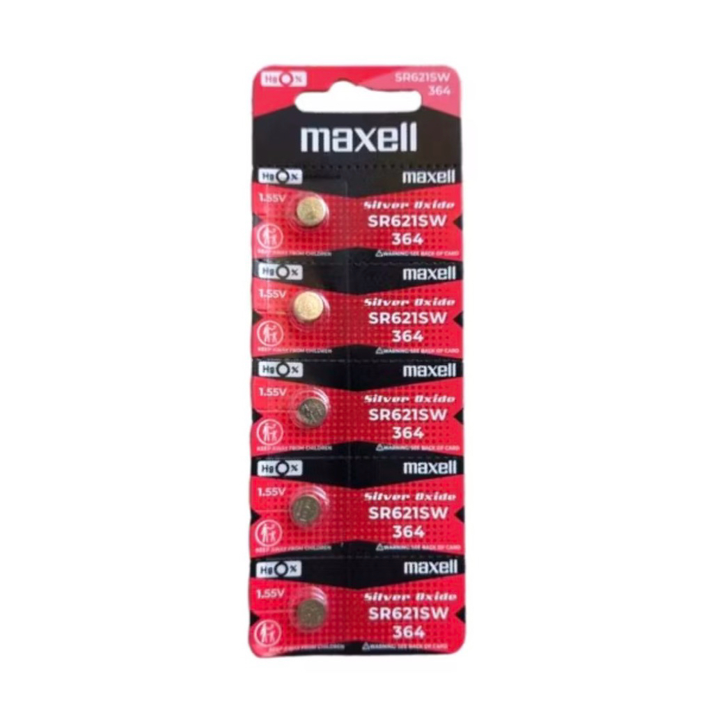 BATERAI MAXELL SR621SW / MAXELL SR 621 SW 364 Made In Japan ( 1 PCS )