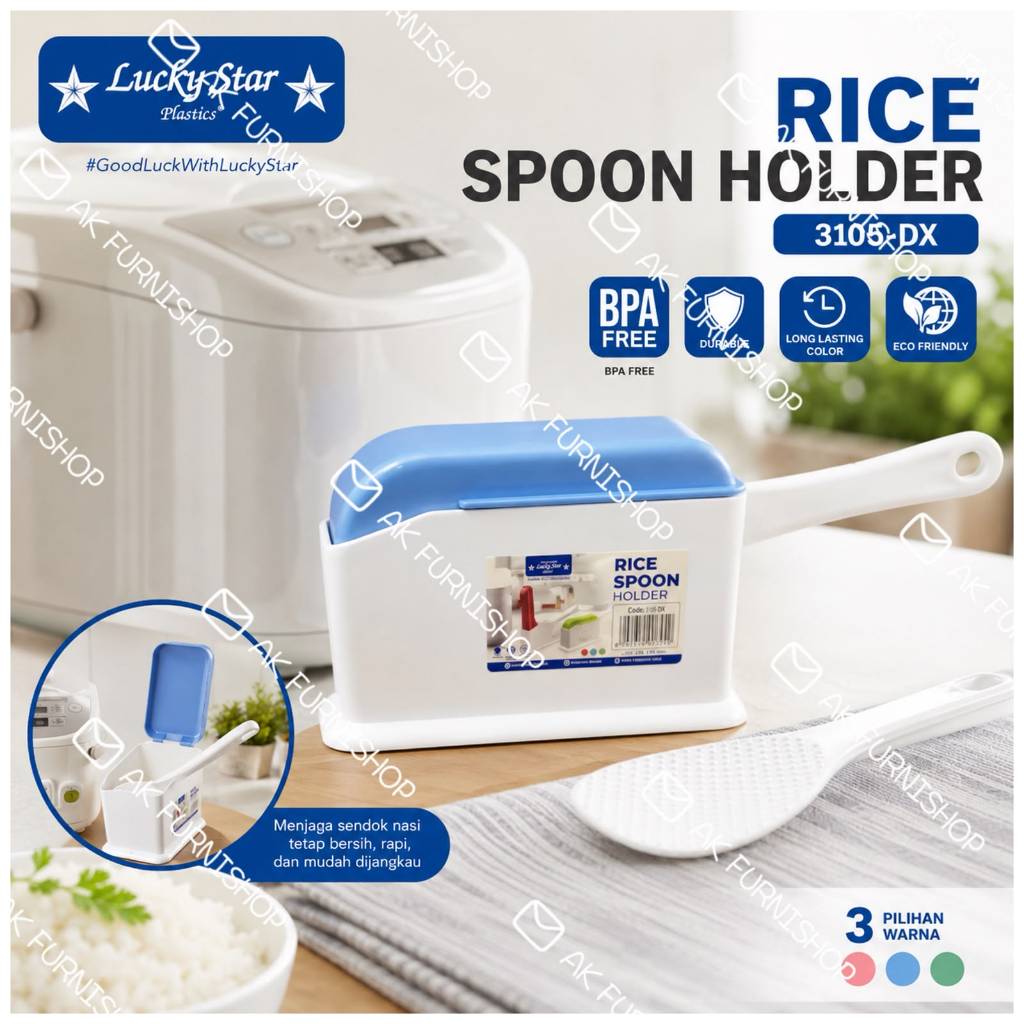Tempat Sendok Nasi Higienis - Rice Spoon Holder FREE SENDOK