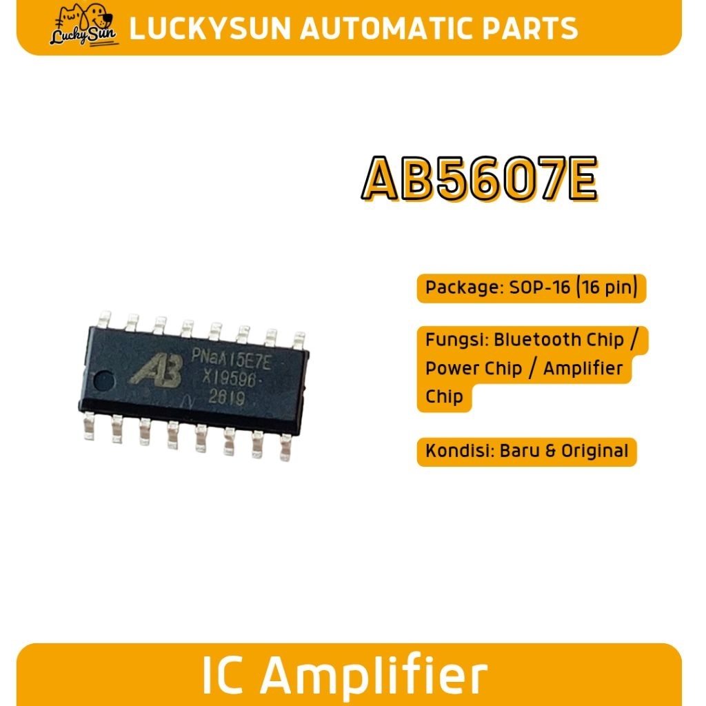 IC Chip AB5607E — Bluetooth Chip / Power IC / Chip Amplifier, Brand A3