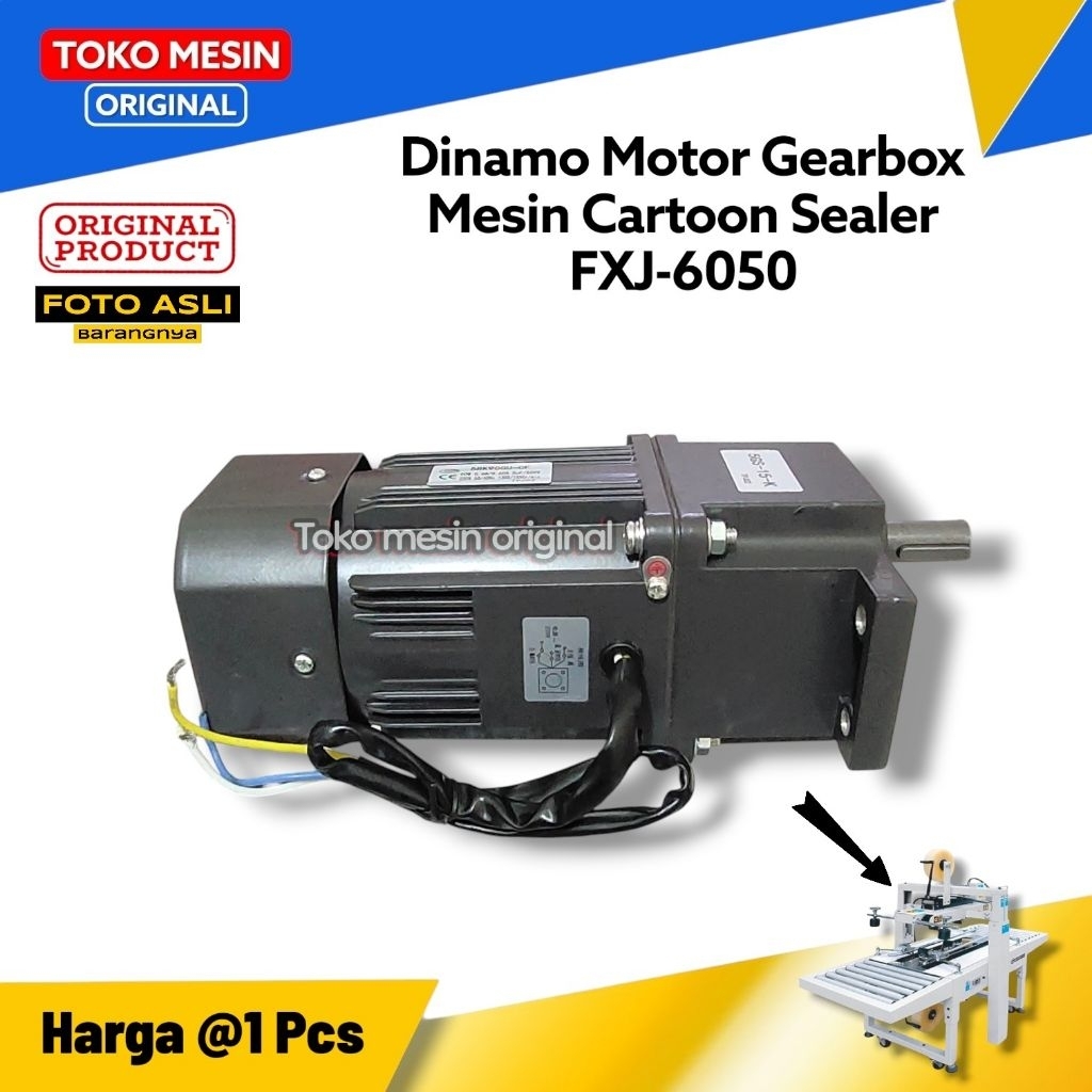Dinamo motor gearbok mesin cartoon Sealer fxj-6050