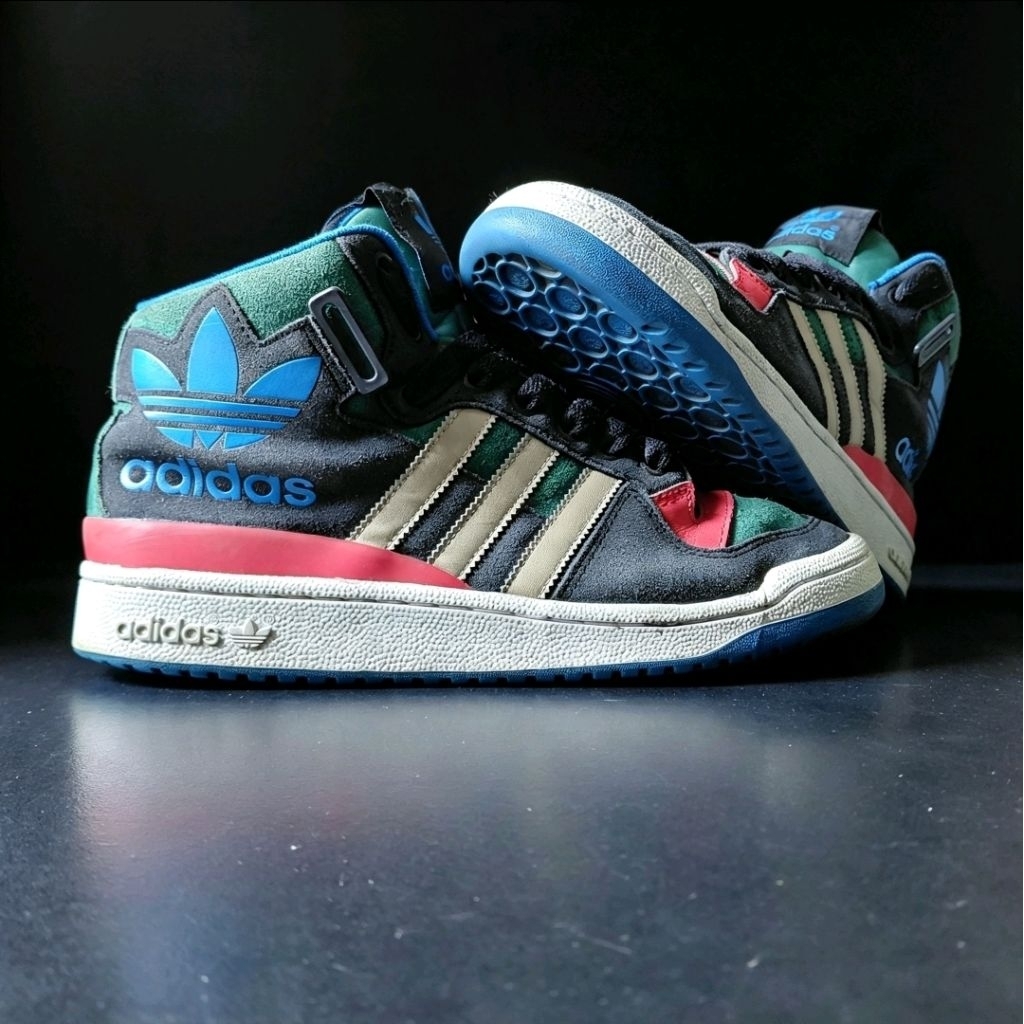 Adidas Forum Mid RS XL Green Black Red | Sport Sneakers | Size 42/265