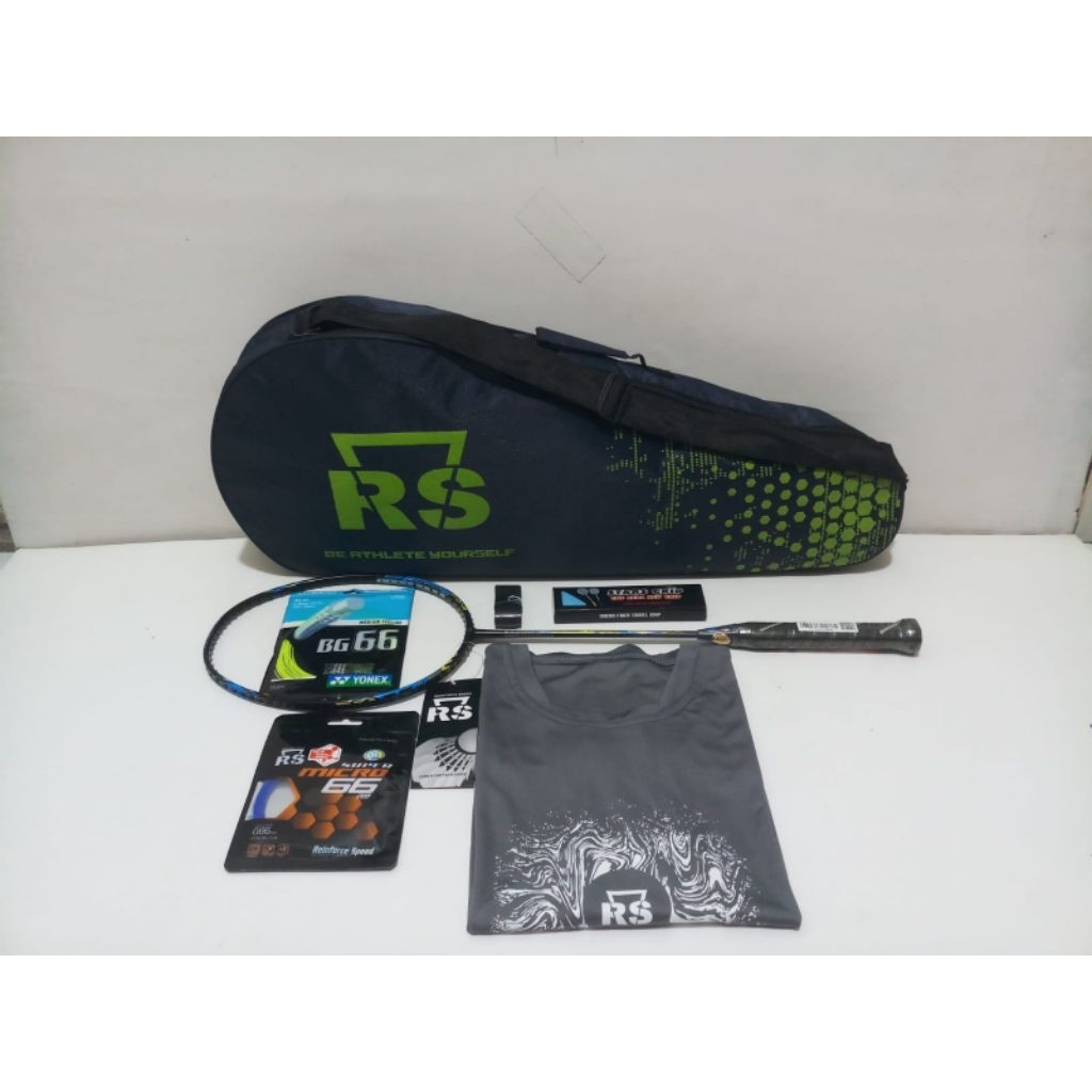 RAKET BADMINTON ORIGINAL RS ISO POWER 666 MADE IN DENMARK