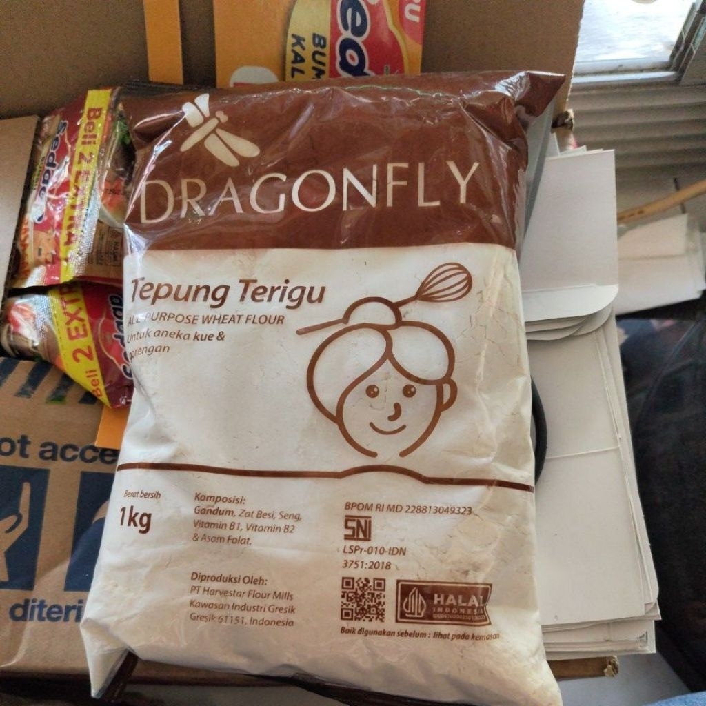 TEPUNG TERIGU DRAGONFLY 1KG/1000G