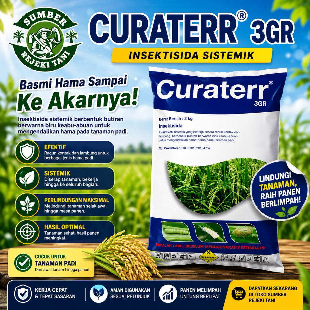 Insektisida Curaterr 3GR 2KG