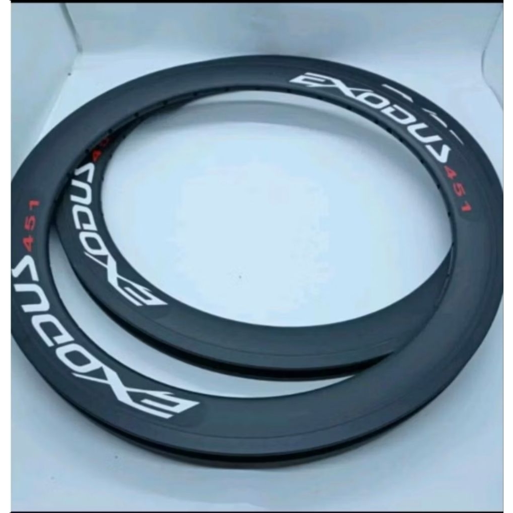 Rims Velg Rim 20 Exodus 451 20x1-3/8 4 cm 32H Double Wall Disc Per Pcs