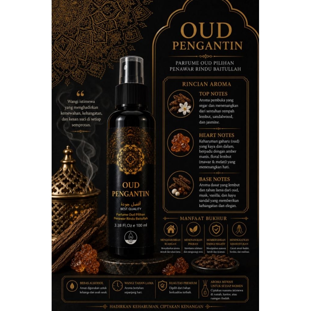 PARFUM OUD PENGANTIN 100ML