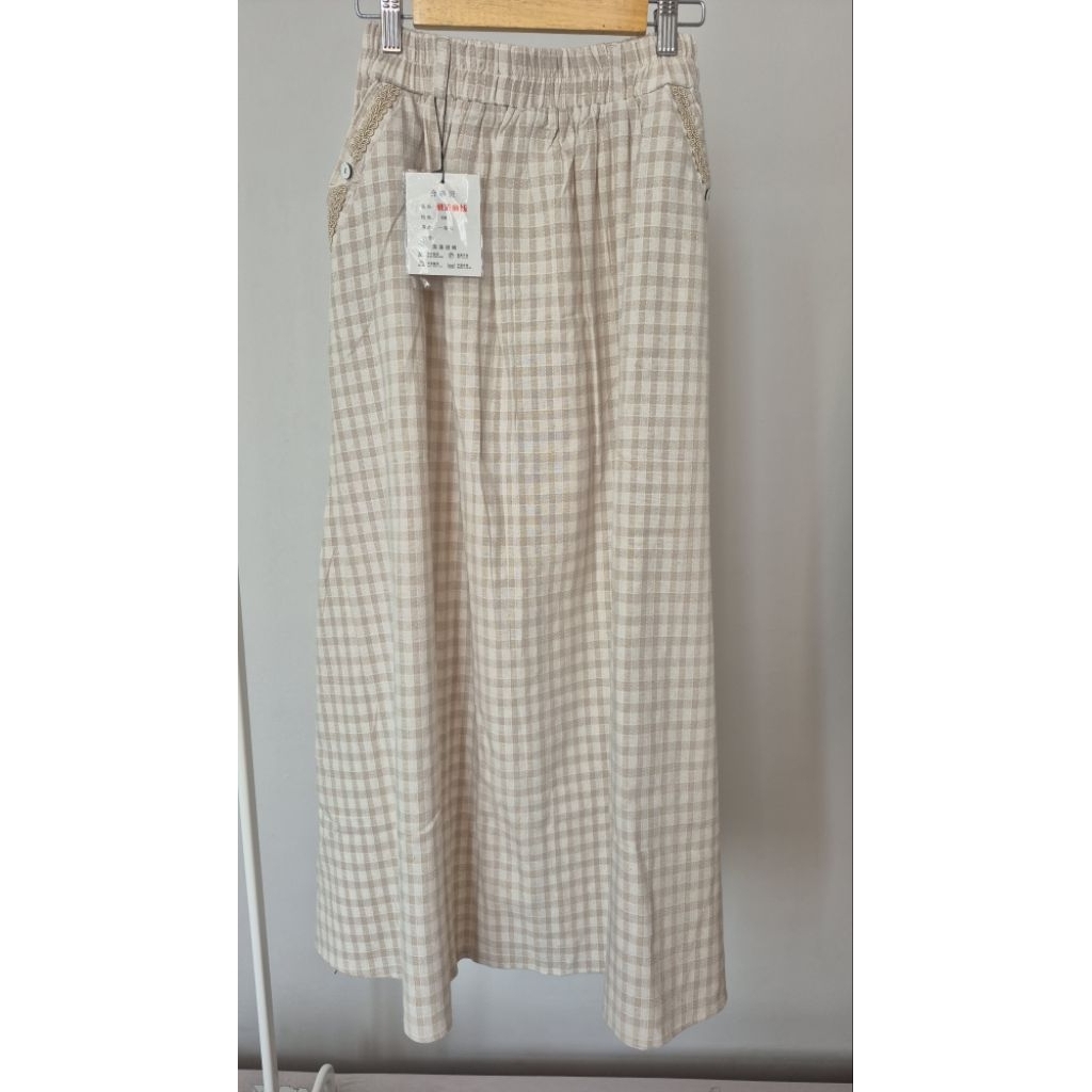 rok gingham korean style