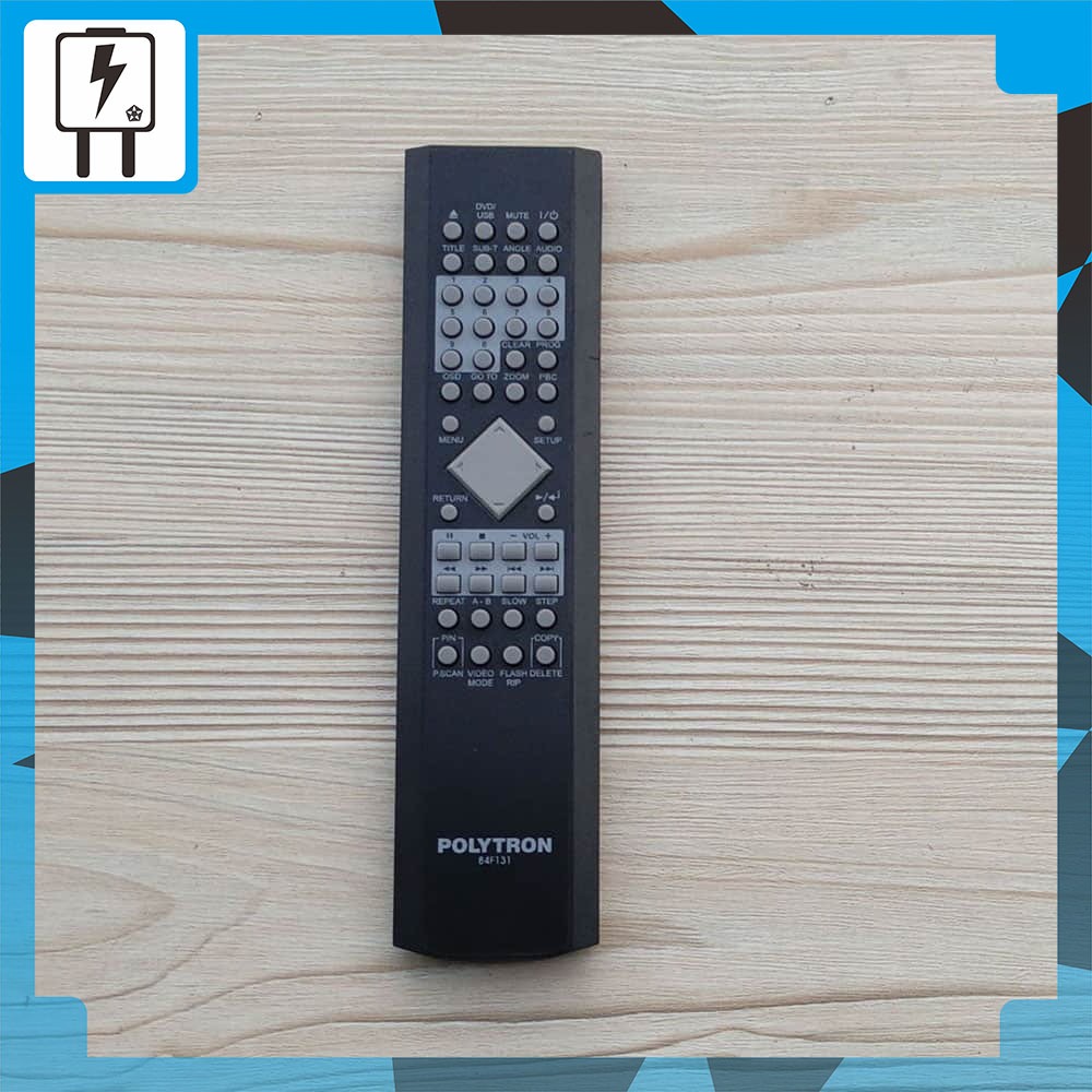 Remote DVD Home Theater Polytron BigBand Original Controller 84F131, BB3200, BB3500, BB3201 Compo CD