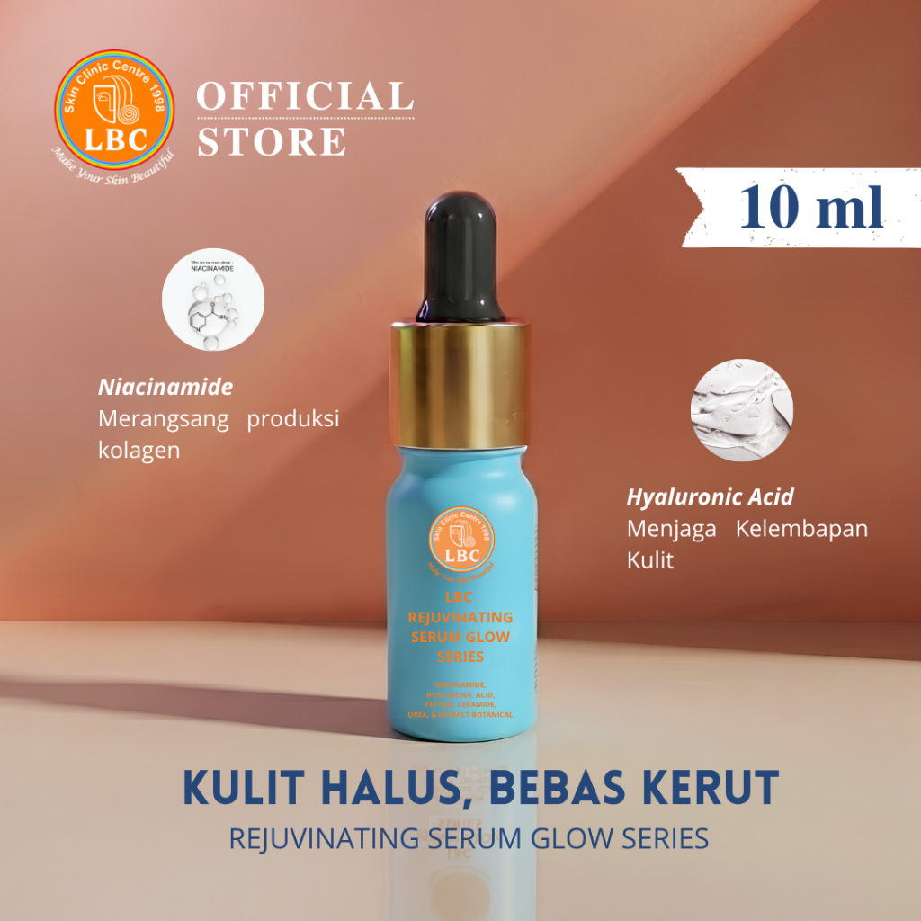 LBC-Rejuvinating Serum Glow Series [10 ml ] | Mencerahkan, Melembabkan, Menyamarkan Flek