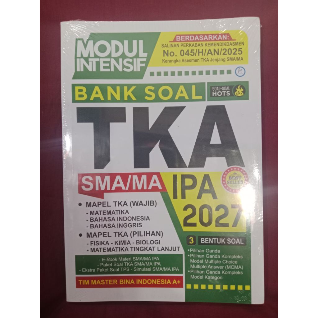 Buku bank soal TKA sma/ma IPA 2027