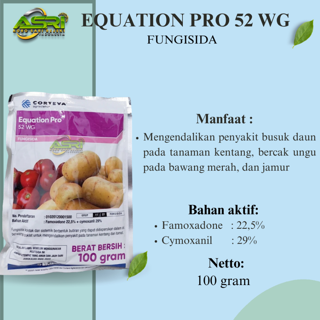EQUATION PRO 52WG 100GRAM FUNGISIDA