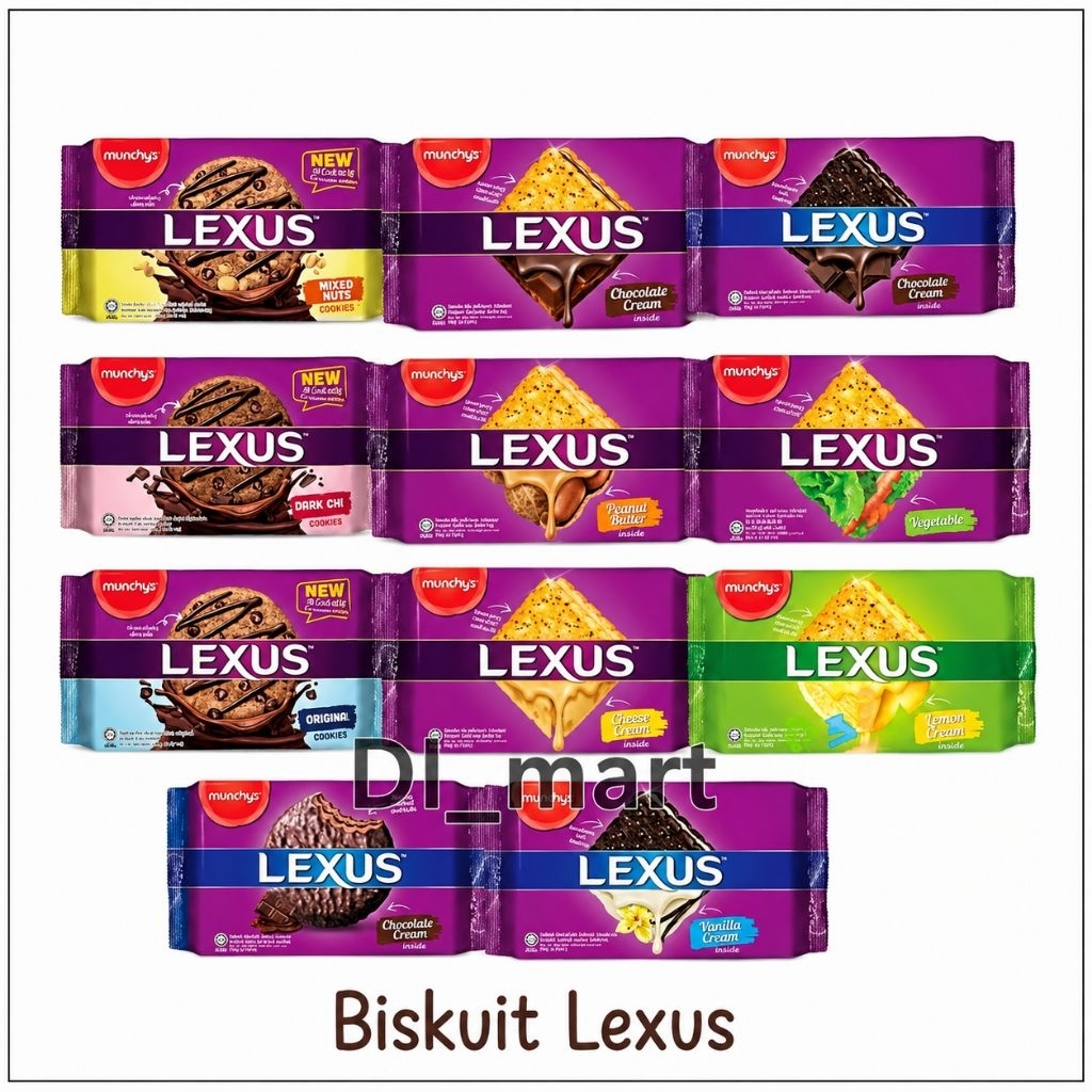 Lexus / Munchys Lexus / Munchy's Lexus Biskuit / Lexus Coklat / Lexus Kacang / Lexus Vegetable