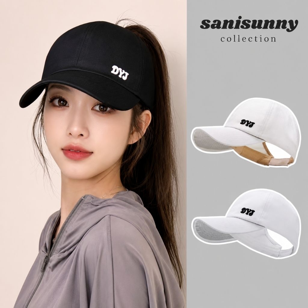 Topi Wanita baseball Ala Korea / Topi Olahraga Wanita / Simple Baseball Cap