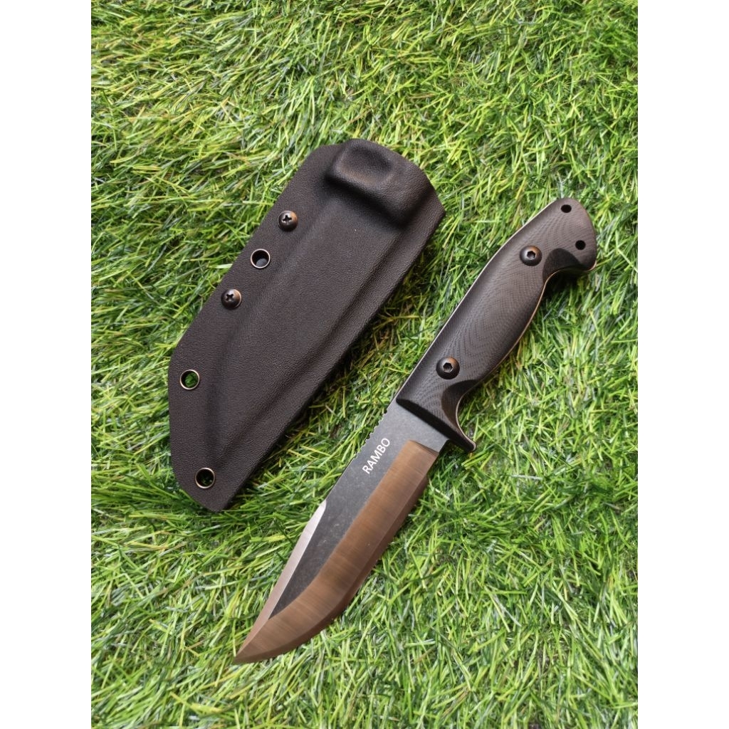 Pisau Survival Rambo Kydex 1459 Outdoor Knife