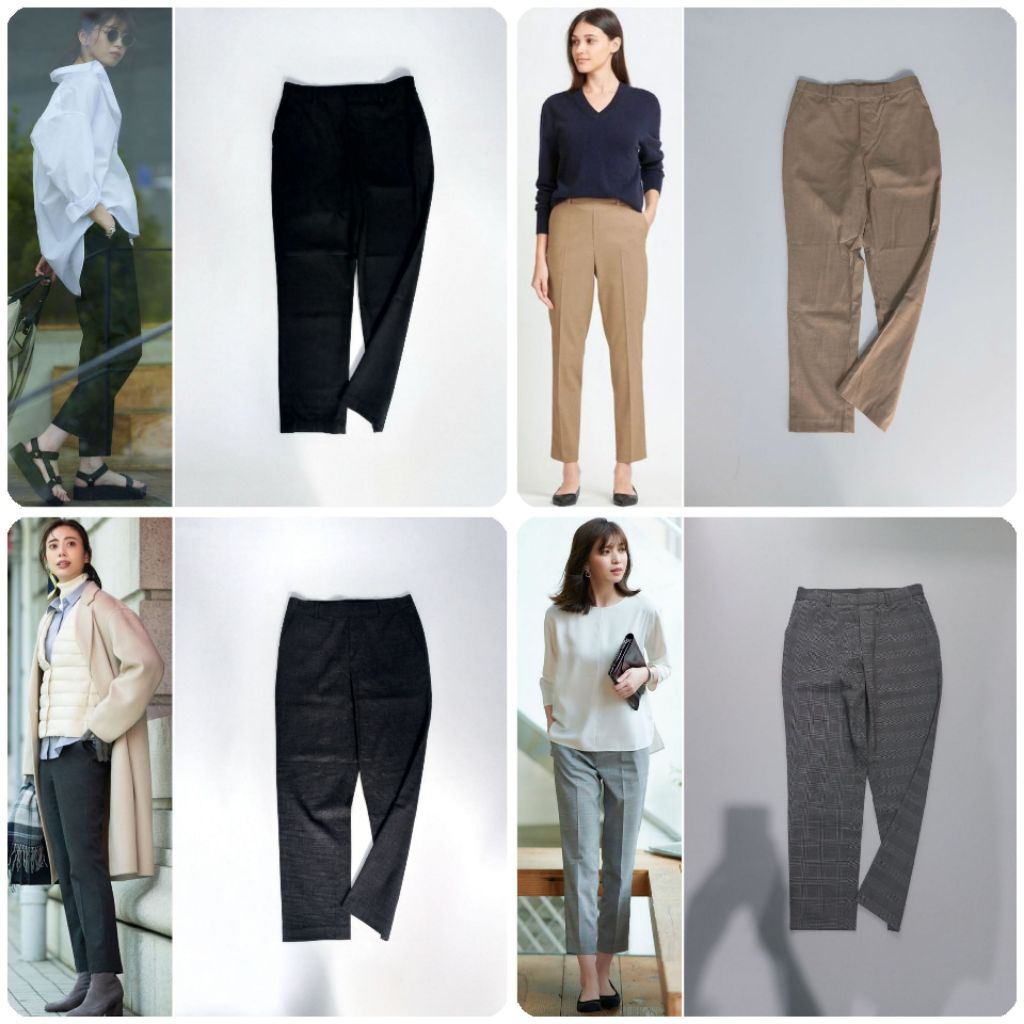 UNIQLO Ezy Ankle Length Pants (M)