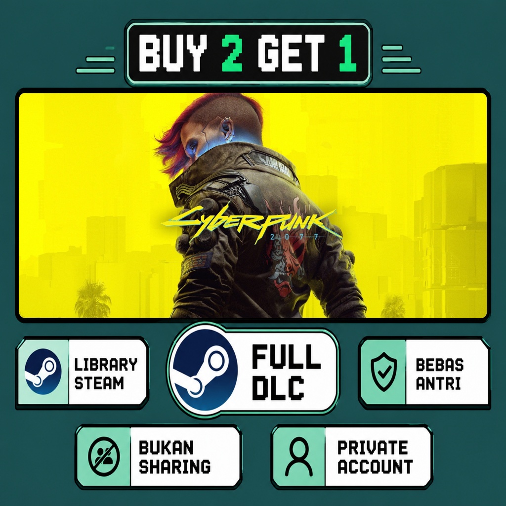 Cyberpunk 2077 - Game Steam Private Beli 2 Gratis 1