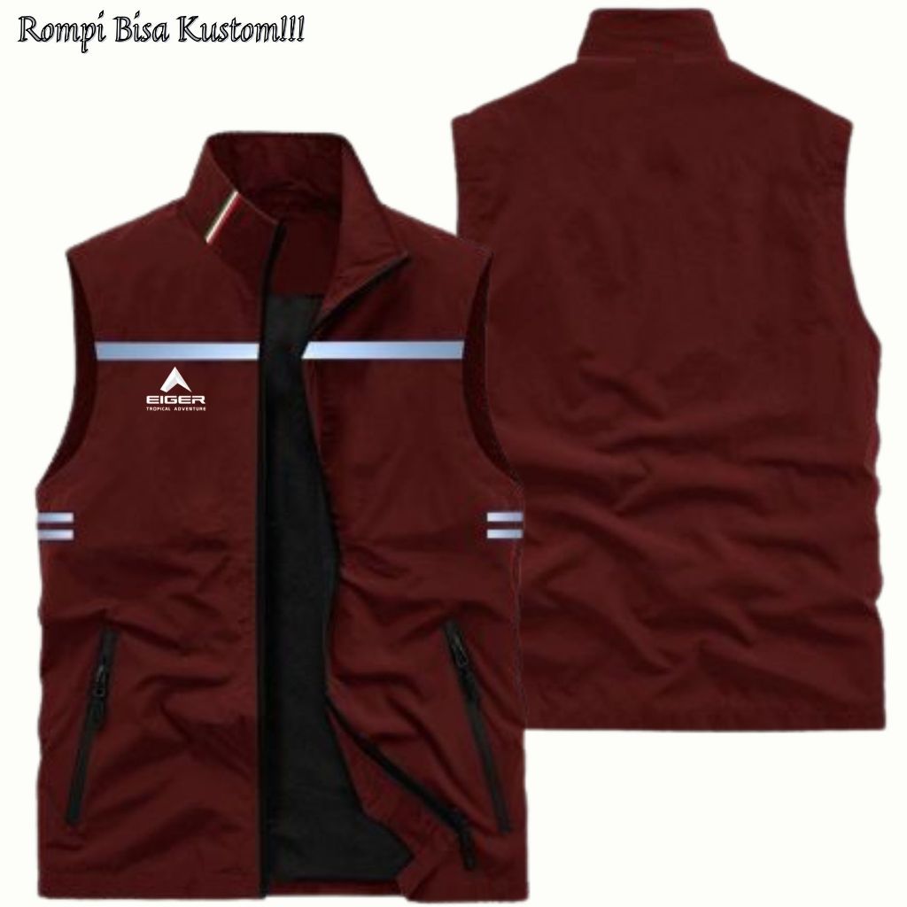 Rompi Eiger Terbaru, Rompi Eiger Hiking Tactical, Rompi Eiger Zipper