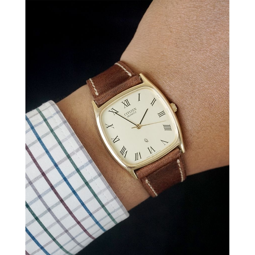 Jam Tangan Preloved Citizen Quartz Vintage Romawi