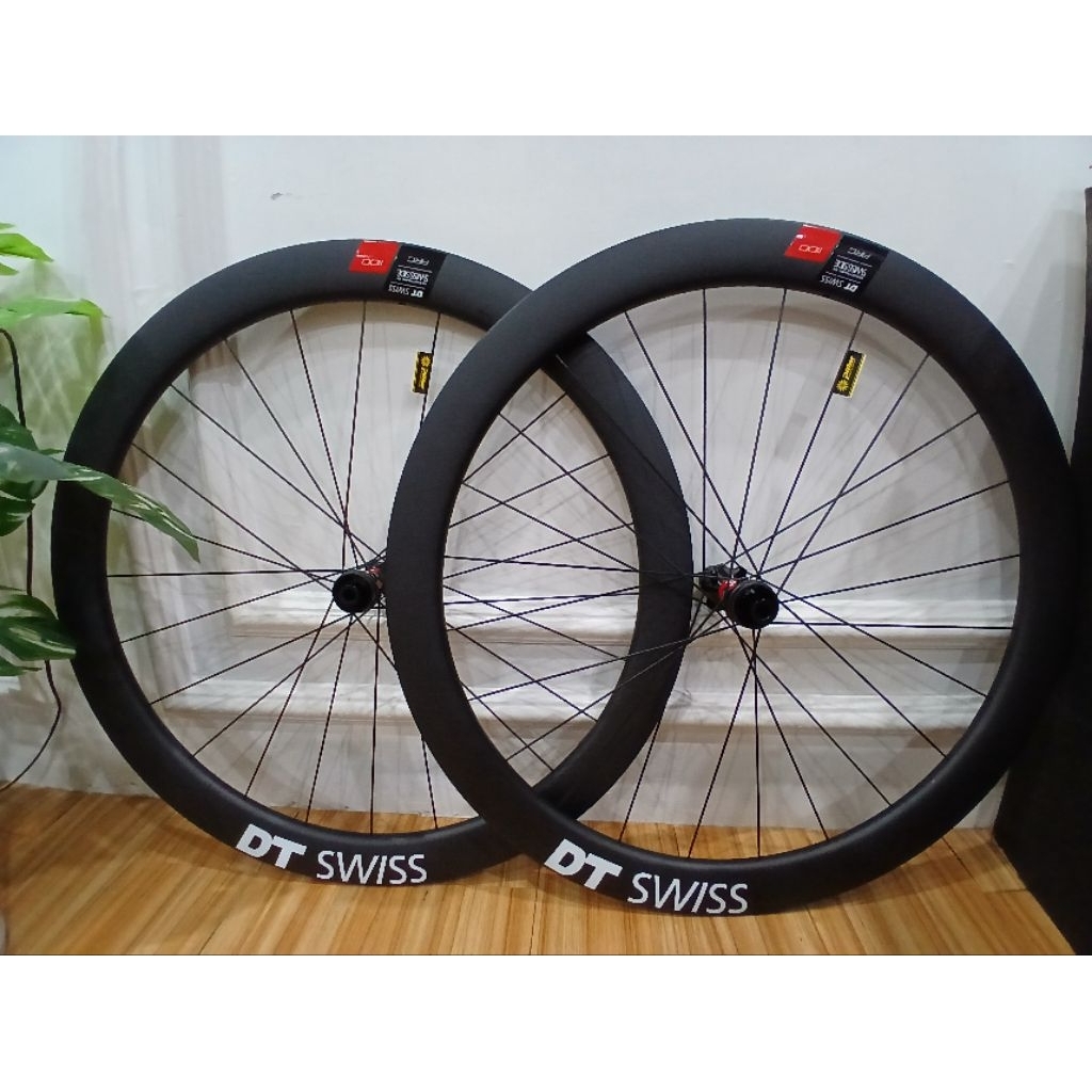 WHEELSET ROADBIKE DT5W155 ARC1100 DT240 50MM DISCBRAKE CARBON ACM BARU