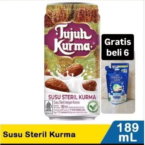 Susu steril Tujuh Kurma 189ml - Susu Tujuh Kurma