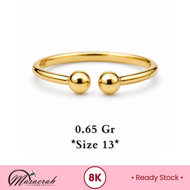 Cincin Emas 8K - 0.65 Gram S2798
