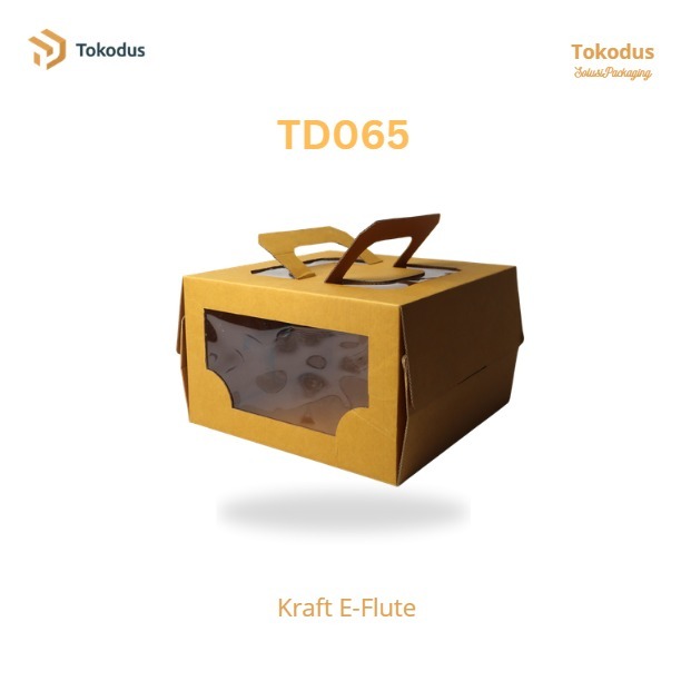 Kardus Kue/Dus Bolu/Box Kue Tart 26x26x15 cm Box Jingjing Tokodus Pagarsih