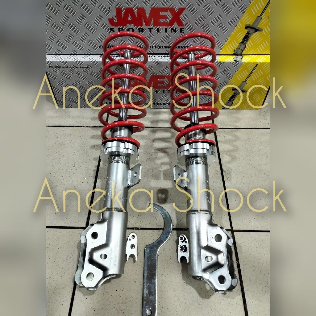 SHOCK BREAKER JAMEX COILOVER TOYOTA YARIS / NEW VIOS DEPAN 2007-2013