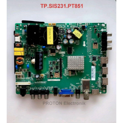 Mainboard LED TV Akari LE3288T2 LE3288-T2 Android TV Matherboard LCD TP.SIS231.PT851 Mobo Yasin Smar