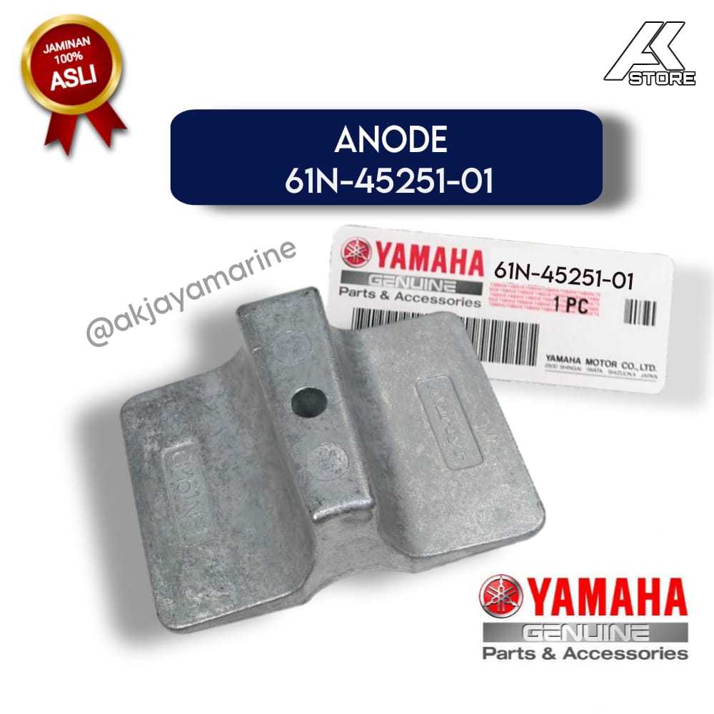 ANODE 61N-45251-01 | Anode mesin tempel Yamaha 25PK 30PK