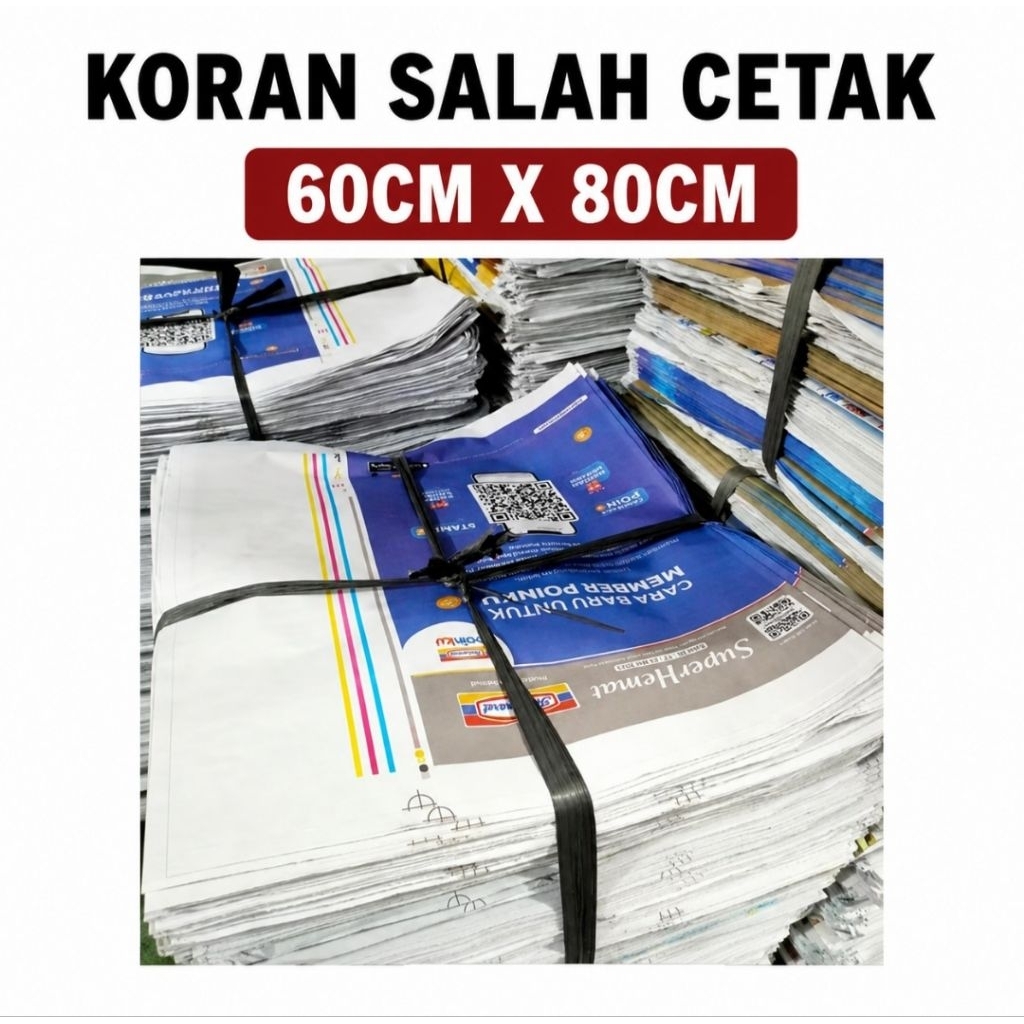 KORAN 1KG SALAH CETAK / KORAN BEKAS 1KG / KERTAS KORAN