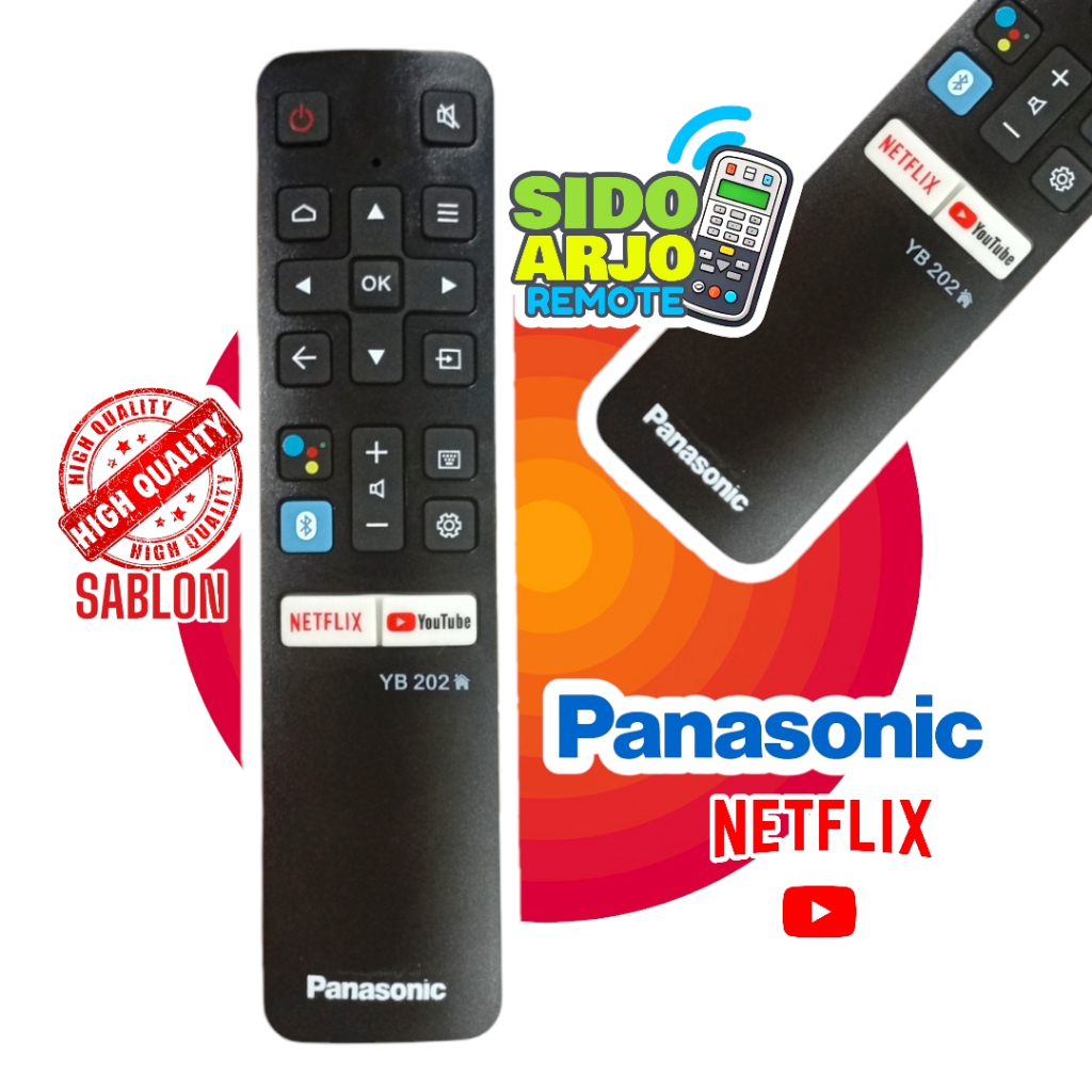 REMOTE TV PANASONIC BIRU SMART