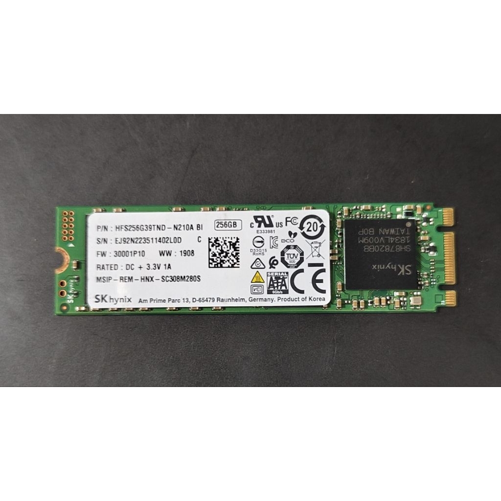 SSD M.2 SK Hynix 256GB  Bekas Cepat Booting