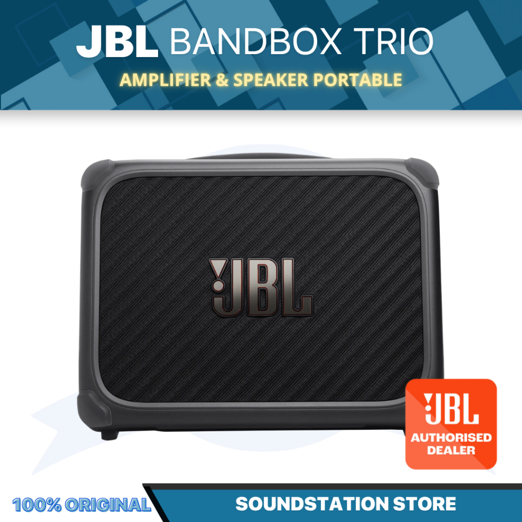 JBL Bandbox Trio Amplifier & Speaker Portable - Speaker Ampli Portabel Gitar Bass