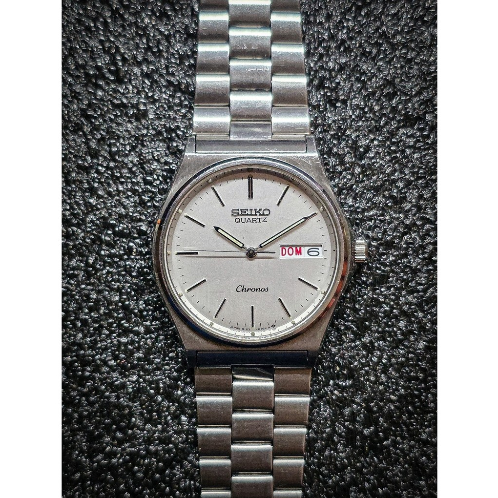 Jam Tangan Seiko Chronos 8123-6130 Preloved/Second