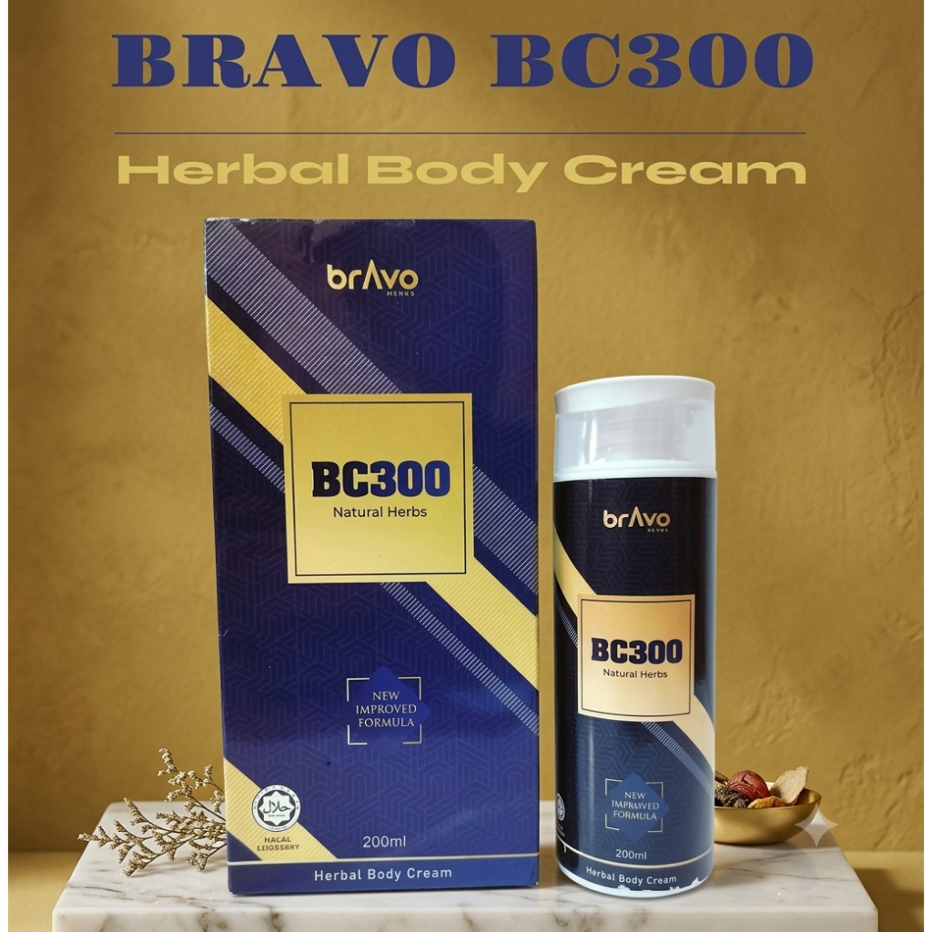 BRAVO BC300 1 BOTOL ISI 200ML ORIGINAL MALAYSIA