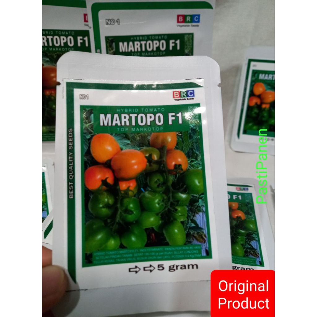 Benih Tomat Buah MARTOPO F1, 5 Gram original BRC