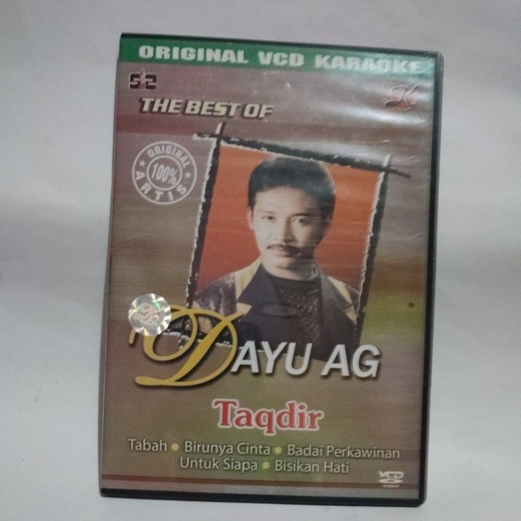 VCD KARAOKE THE BEST OF DAYU AG TAQDIR