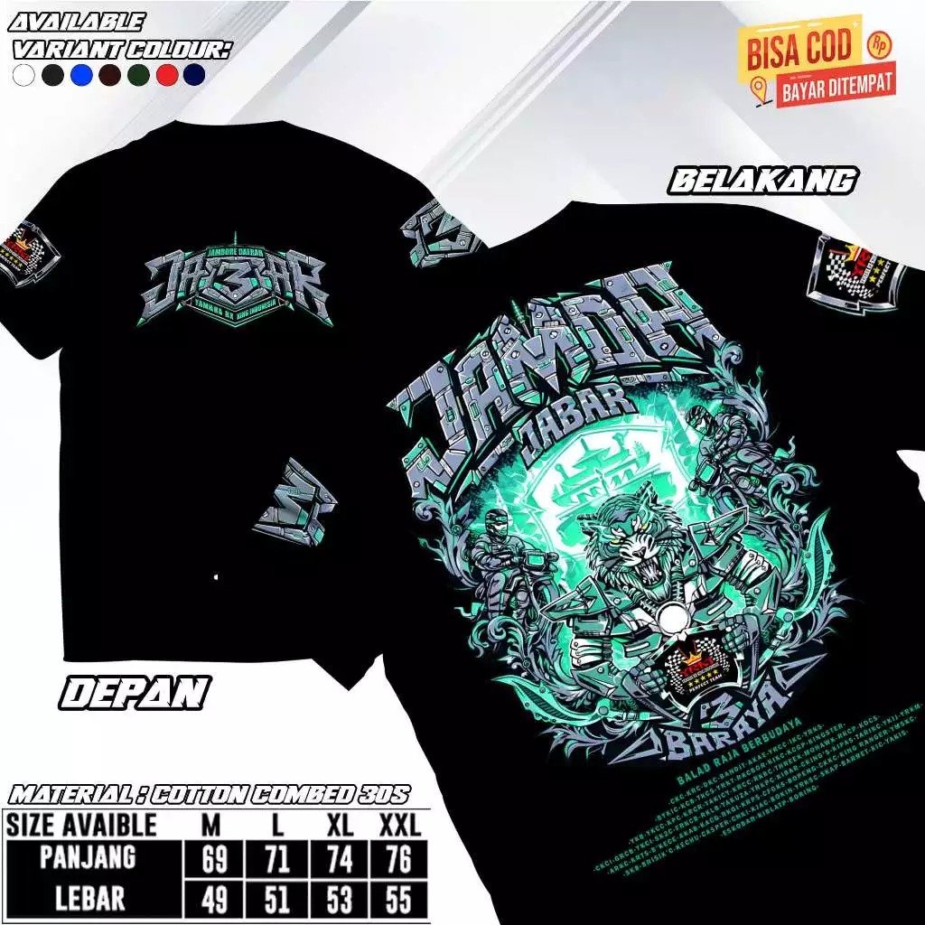 KAOS JAMDA JABAR KAOS JAMDA 3 YRKI PEMPROV JAWABARAT