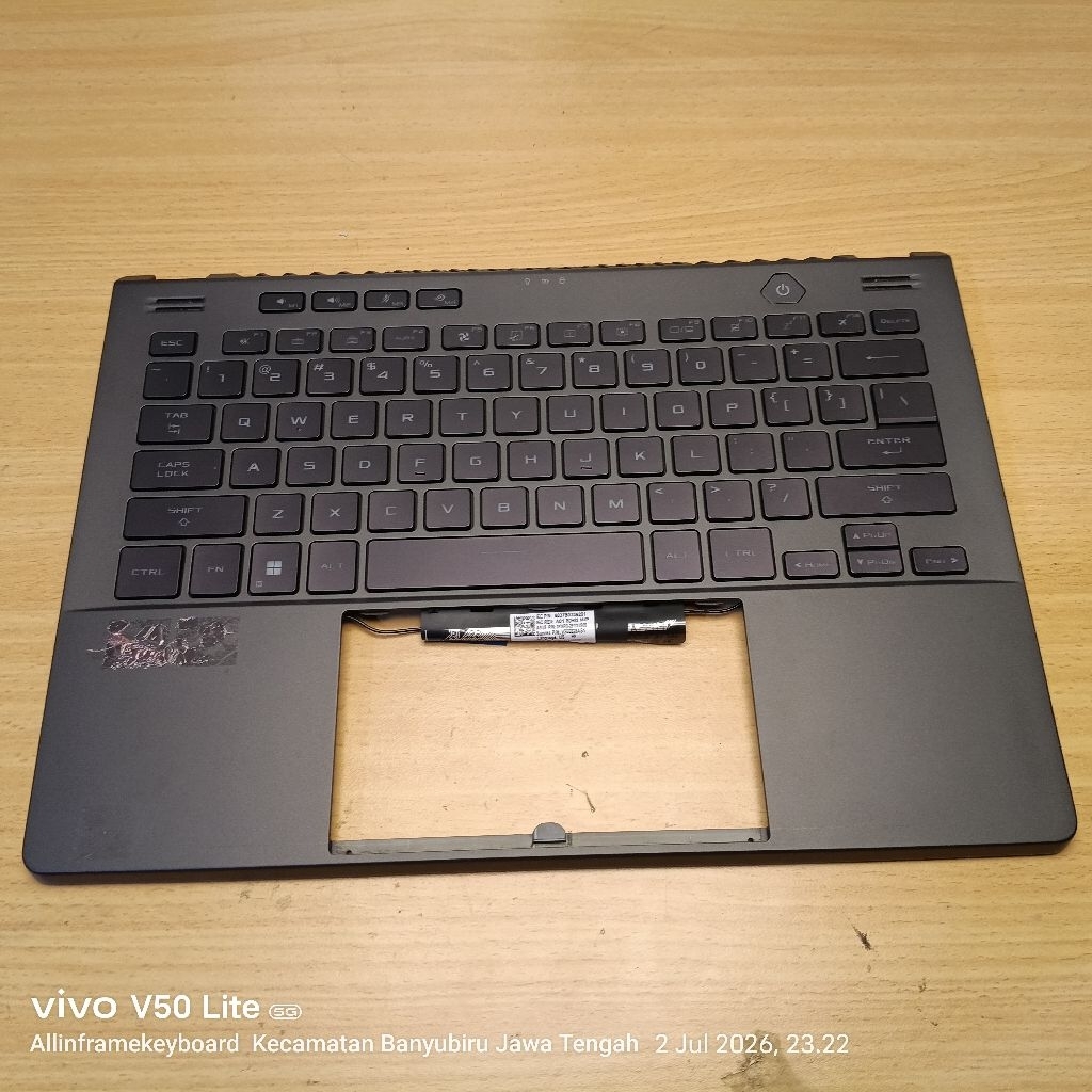 frame keyboard laptop Asus ROG Zephyrus G14 GA402 GA402R GA402RJ GA402RK