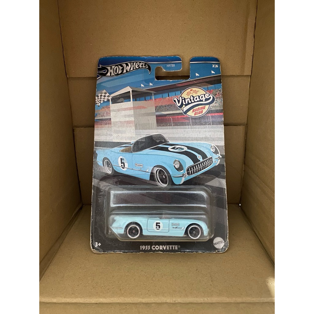 hot wheels 1955 corvette vintage racing club