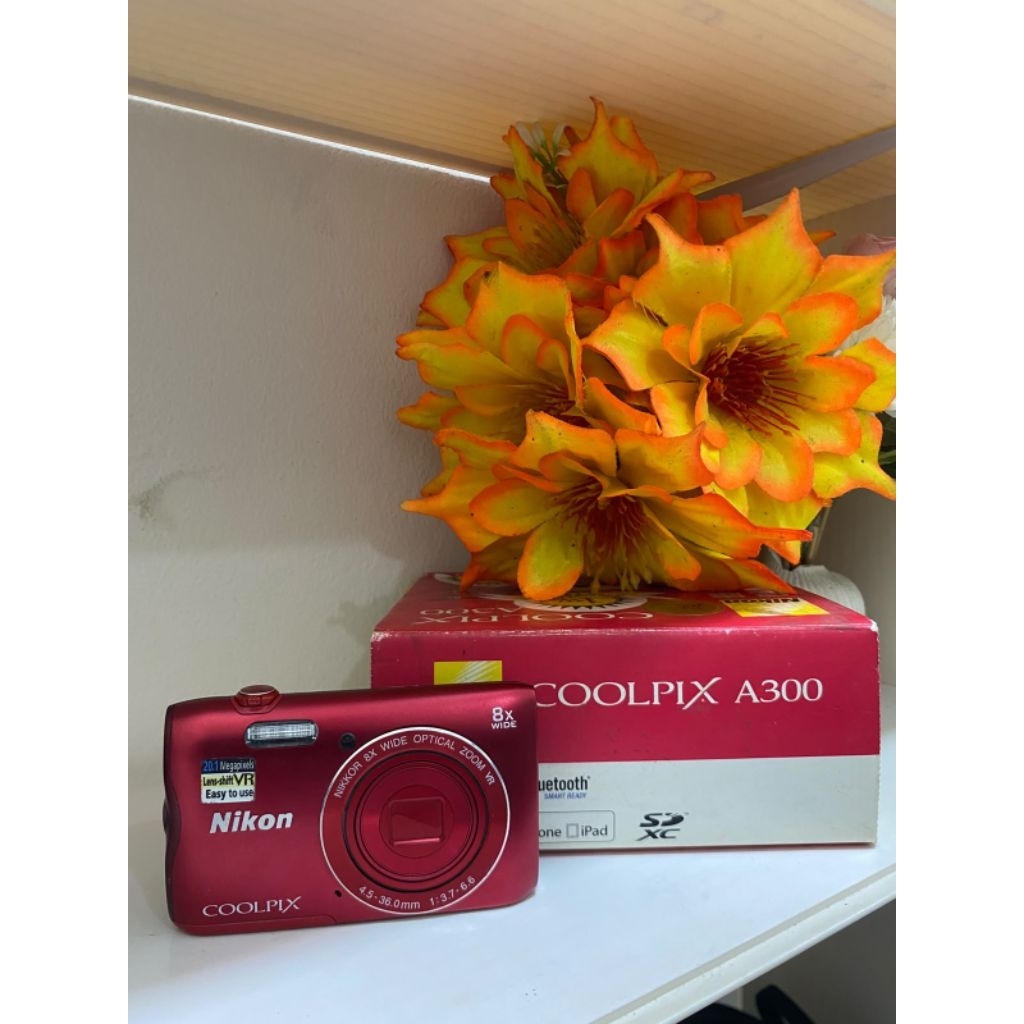 NIKON A300 FULL SET BOX/KAMERA NIKON COOLPIX A300/KAMERA DIGICAM NIKON SECOND