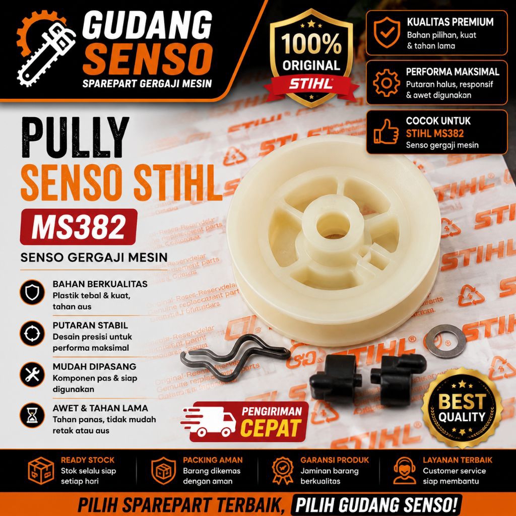 PULLY SENSO STIHL MS 382 SENSO GERGAJI MESIN