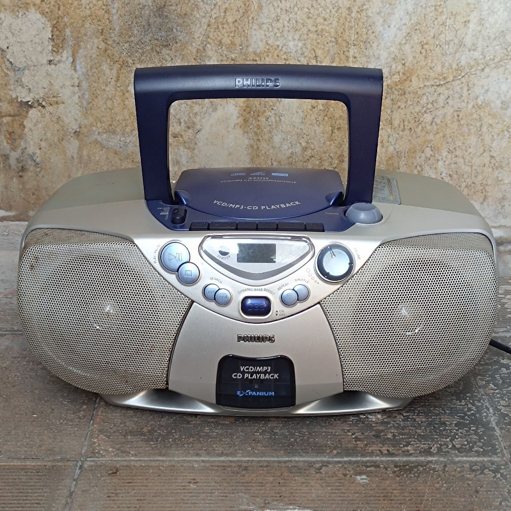 Tape Radio Compo Philips AZ5130 Original Second Normal Siap Pakai