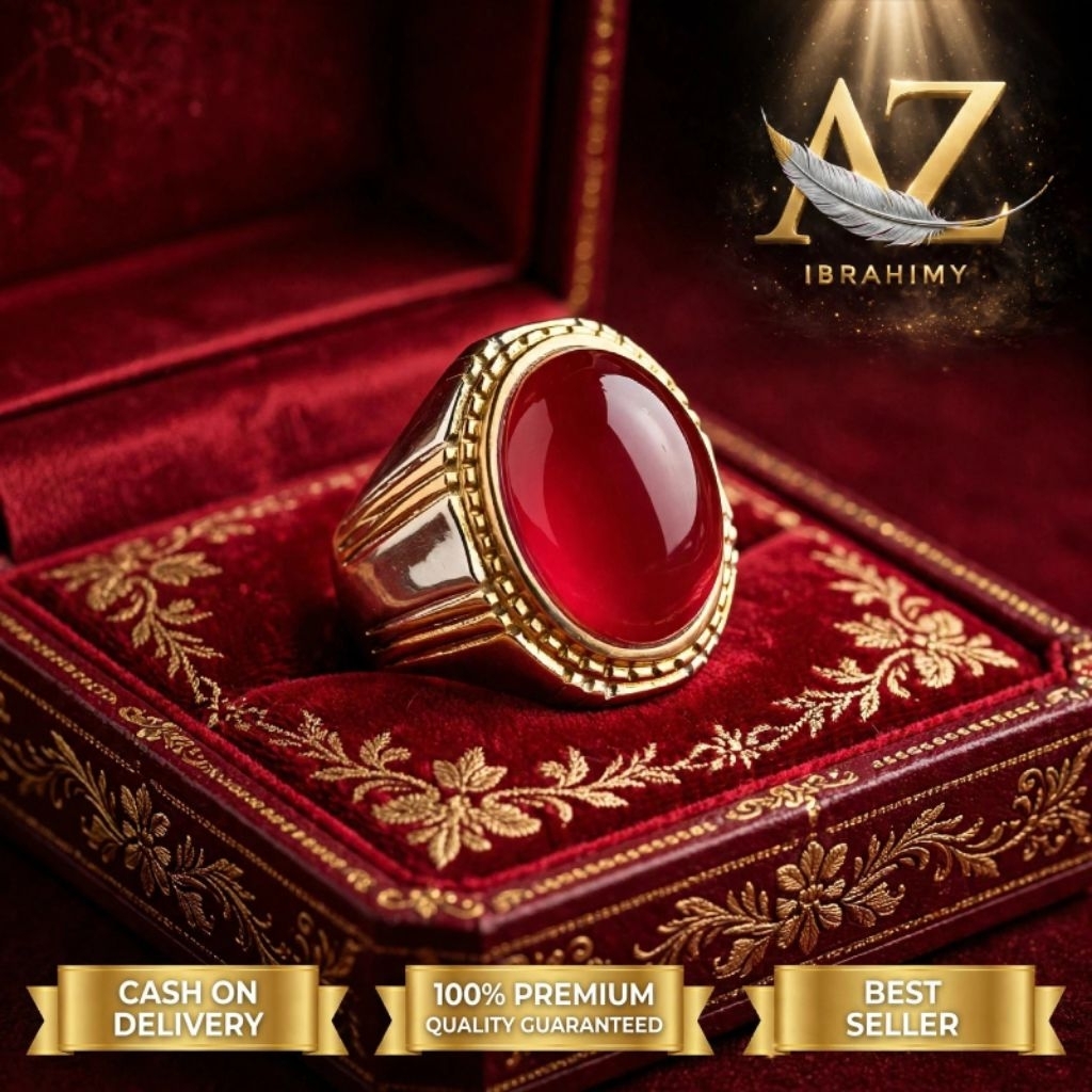 CINCIN BATU ASLI AKIK MERAH BATU RAJA ORIGINAL | TOP AKIK