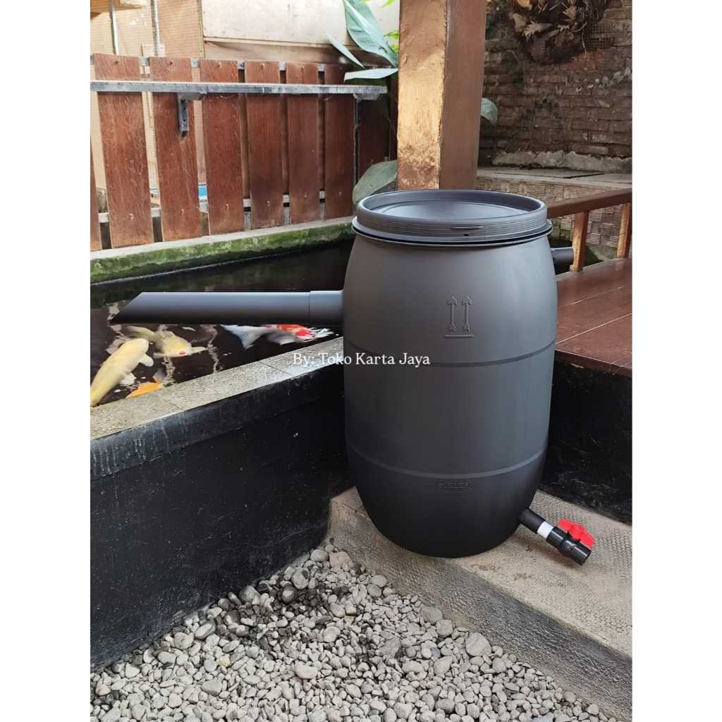 Tong Filter 120 Tabung Chamber Media Filter Aquarium Kolam Ikan Koi