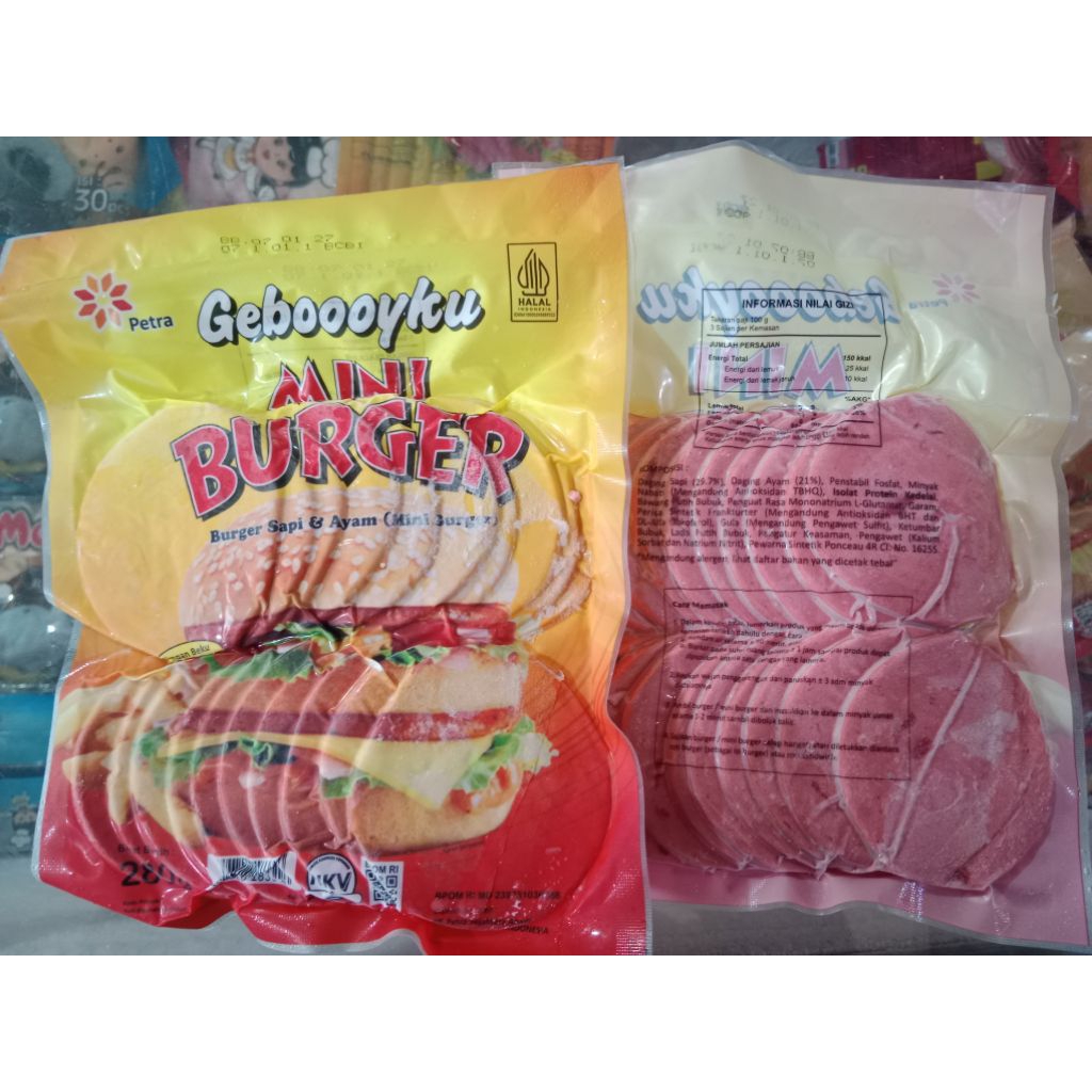 geboooyku burger mini  (isi 20)