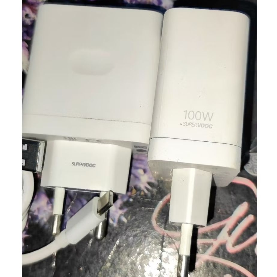 CHARGER OPPO REALME 100 WATT SUPERVOOC ORIGINAL 100 % COPOTAN BAWAAN HP