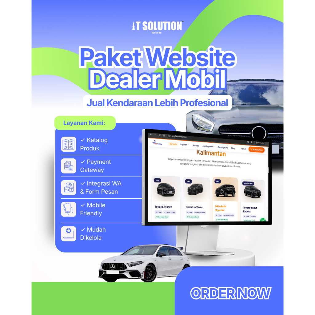 Butuh Website Dealer Mobil Profesional? IT Solution Siap Membantu Bisnis Dealer Anda