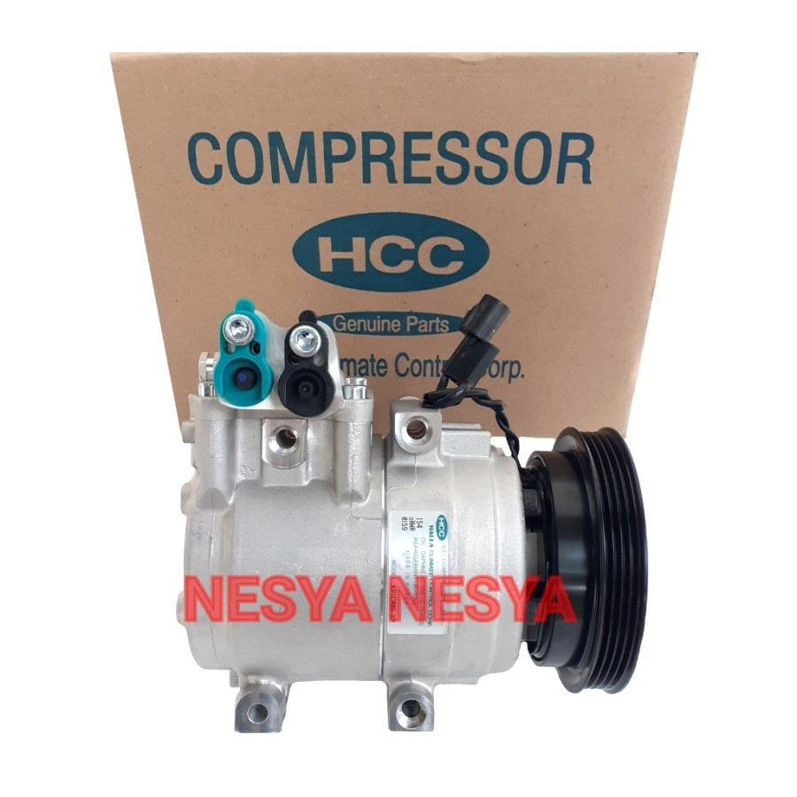 Compressor Compresor Kompressor Kompresor AC Merek HCC untuk Mobil Hyundai Matrix FC ( G4ED ) 1.6 L 